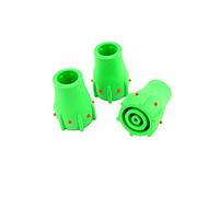 Proops 3 x Walking Stick, Zimmer Frame, Cane, Ferrule, Sturdy Grip, Wear Indicator. 22mm, 7/8", Green. (L0021) Free UK Postage