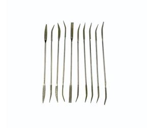 Proops Diamond Riffler File Set, 10 Bent/Curved Double Sided Files (M9366). Free UK Postage