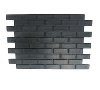 Proops Dolls House Wall Panels, Brick Effect, Interlinking, Pack of 6, 1/12th Scale. (A1012C) Free UK Postage (Grey)