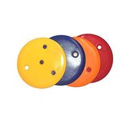 Proops High Impact HDPE Plastic Discs/Survey/Road Markers/Washers, 100mm Dia (S7866) Free UK Postage (Orange, Pack of 10)