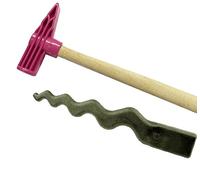 Proops LINIC Jewellers PINK Nylon Wedge Hammer & Curved Anticlastic Sinusoidal Forming Shaping Stake (J1421) Free UK Postage