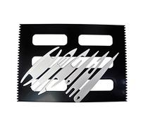 Proops Set of 6 Weaving Shuttles/Needles and Weaving Loom Board Frame, Black A4 Size, 295 x 210mm. (S7827) Free UK Postage