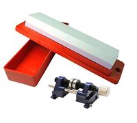 Proops Sharpening Set comprising Sharpening Stone, Oilstone Storage Box & a Honing Guide for Chisels/Planes (W3334). Free UK Postage