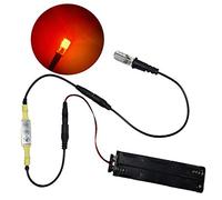 Prop and Scenery Lights Fake Fire Bulb Fast Flickering Battery Operated Ember Orange Light for Props Torches Lanterns 1 watt Single Unit 1,000 Kelvin Single kit