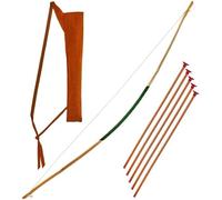 Prop Archery Set Bow Arrows Quiver Robin Hood Elf Fancy Dress Costume Accessory
