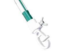 Prop Butterfly Or HD Twist Lock Garden Washing Line Metal Galvanised Outdoor Indoor Airer Rope String Cloths Laundry Support pole Extendable from 1.5 to 2.4m Telescopic strong (1pk Butterfly Lock)