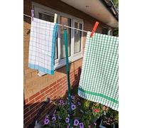 Prop Heavy Duty Twist lock Metal Galvanised Outdoor Indoor Airer Rope String Garden Washing Line Cloths Laundry Support pole Extendable from 1.5 to 2.2m Telescopic strong (1pk Twist Lock)