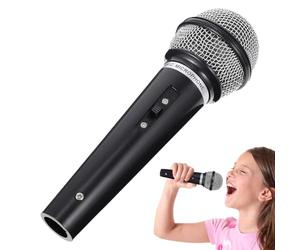 PROP Microphone - Practical Vocal Stage Toy Fingt Play Mics | PROP FINE MICROPHONE FOR THE EXTENDED CAMI, PERSONAMENT MODEL WITH REALISTIC DESIGN, Costume Accessory for the Acting Role