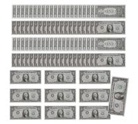 Prop Money - Paper 15x6.2cm | Fake Money | Play Moneys | Realistic Double-Sided Movie Prop Cash For Videos, Pranks, Magic Tricks, Party Decorations, And Photography Display Use