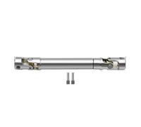 Prop Shaft Driveshaft Assembly For 1/10 RC Car Crawler For Axial SCX10 For Gladiator YK4082 TRX4 TF2 D110 Metal Internal Spline Drive Shaft Universal Joint Driveshaft Propshaft(Silver-L85MM)