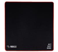 propads PRO Control Mousepad 500 x 500 mm - For Real Eathletes - Fast and Rough Gaming Mouse Mat, Non-Slip Rubber - Black (GSD PRO)