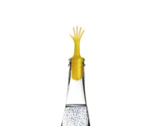 Propaganda Bottle Stopper-Help, Yellow