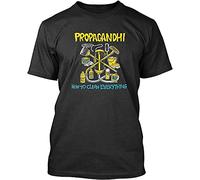 Propagandhi How to Clean Everything Canadian Punk Rock Mens T-Shirt Size XL Black