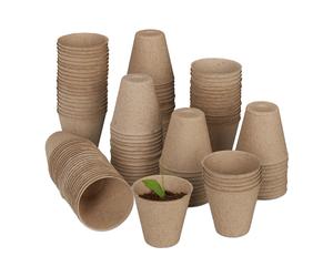 Propagator pots Eco-Friendly Planting Containers cellulose planter set 7.5 cm