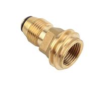 Propane Adapter, Propane Gas Adapter Fitting to Convert POL LP Tank Service Valve to QCC1/Type1 1pcs