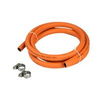 Propane Butane Gas Hose Pipe LPG Camping Caravan BBQ Gas Bottle 9mm + 2 Clips 4 Layer Reinforced Home (10 Metres + 2 Hose Clips)