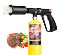 Propane Cooking Burner Head, Food Grill Torch Gun, Wood Grills, Lighter, Campfire, Starter, Camping Cook, Soldering Torch for Cooking, Sous Vide Flamethrower, Kitchen, Blowtorch, Grill, Searing