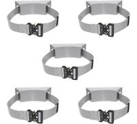 Propane Cylinder mounting Bracket Set - Set Includes Sizes 1, 3, 5, 7, 9, 11, 13, and 15.(Grey,5pcs)