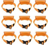 Propane Cylinder mounting Bracket Set - Set Includes Sizes 1, 3, 5, 7, 9, 11, 13, and 15.(Orange,9pcs)