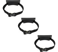 Propane Cylinder mounting Bracket Set - Set Includes Sizes 1, 3, 5, 7, 9, 11, 13, and 15.(Schwarz,3pcs)