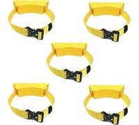 Propane Cylinder mounting Bracket Set - Set Includes Sizes 1, 3, 5, 7, 9, 11, 13, and 15.(Yellow,5pcs)