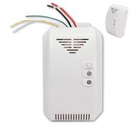 Propane Detectors for Home - 4.53in RV Gas Leak Detector | ABS Propane Alarm - 85dB sound light warning sensor for caravan truck boat DC12V wall mounted safety monitor for travel use