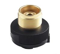 Propane Gas Bottle Cartridge Converter, 1.2x1.6inch Copper Alloy