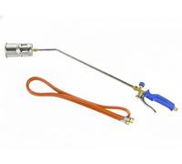 Propane Gas Burner Torch Kit | Heavy Duty Weed Burner Blow Torch with Burner Head, LPG Hose & 4BAR Adjustable Regulator - Ideal for Roofing, Weed Removal & Outdoor Heating | Single Head 2m Hose