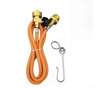 Propane Gas Hose 5ft with Cylinder Hook and CGA600 Fitting - Flexible Extension for BBQ Camping for Caravan Welding Torches High Pressure Safe