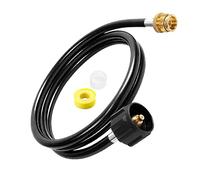 Propane Gas Line Hose - Adapters and Fittings 1.8 m for Portable Grills Burners Heating Stove Camping Torch Patio