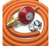 Propane Gas Regulator 37Mbar With 1M Hose & 2 Clips Fits Calor Gas/Flogas