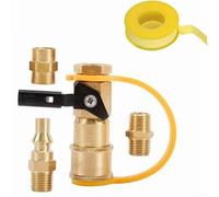 Propane Hose Adapter Kit, Quick Connect Fitting for Connecting BBQ Grill To Your Rv Or Other Gas Appliances