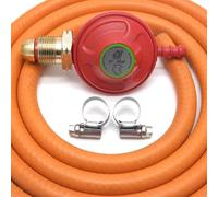 Propane Regulator 2m Hose Kit Fits Calor Gas & Flogas Screw in cylinders
