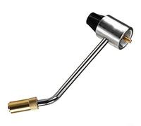 Propane Regulator for Coleman Stove, Brass Pressure Reducing Valve for Fold N Go Dual-Burner Model 5430, Tool-Free Adapter for 1 lb Canister or 20 lb Tank Hose, Silver Camping Gas Accessory