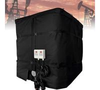 Propane Tank Blanket Heater With Digital Thermostat (0-120°C) & Timer - Energy Efficient, Waterproof Heating Jacket, Also As IBC Tote Warmer For Industrial Use(Black)