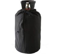 Propane Tank Cover 20lb Gas Bottle Full Cover With Drawstrings, Waterproof Windproof Anti-UV Oxford Gas Tank Cover, Gas Cylinder Cover, Fits 20lb Tank Cylinder (Black)