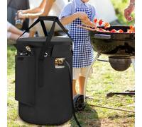 Propane Tank Cover, 20Lb Gas Cylinder Storage Bag,600D Oxford Fabric With Side Pocket And Drawstring, For RV Outdoor Camping Grill (small)