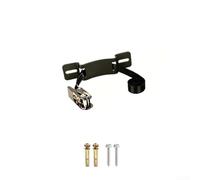 Propane Tank Holder Wall Mounted Steel Bracket with 6.6ft Ratchet Straps for 10-100LB Gas Cylinders Outdoor Grill Storage(1pc)