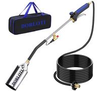 Propane Torch Weed Burner, Blow Torch with Storage Bag, High Output Flame Torch with 10FT Hose, Heavy Duty Flame Weeder with Igniter for Garden, BBQ