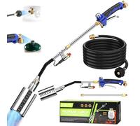 Propane Torch Weed Burner Kit,High Heat Output with Long/Short Mode,12.5FT Hose Heavy Duty Blow Torch Flamethrower with Self Igniter and Turbo Trigger for Weeding,Roofing,BBQ,Melting Ice Snow(33")