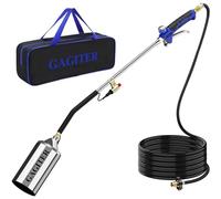 Propane Torch Weed Burner Kit,High Output 2,400,000 BTU with Storage Bag and 10FT Hose,Heavy Duty Blow Torch Flamethrower with Turbo Trigger for Flame Weeding,Roof Asphalt,Ice Snow,Road Marking