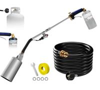 Propane Torch Weed Burner Kit, High Yield 1,800,000 BTU Heavy Duty Flame Thrower with 10ft Hose for Weeding, Roof Asphalt, Ice Snow, Road Marking,