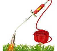 Propane Torch Weed Burner Kit,Portable Double Switch Weeds Torching for Garden,Weed Burner Torch for Propane Tank for Flame Weeding, Roofing, Ice Snow