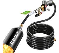 Propane Torch Weed Burner - Weed Torch with 10ft Hose(CSA Certified), High Output 380,000 BTU with Trigger Electronic Ignition, Work for Garden, Burning Weeds & Stumps, Melting Ice & Snow