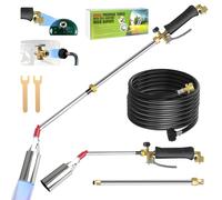Propane weed torch,2,800,000 BTU weed burner torch with 14FT hose, Extended detachable blow torch with self-igniter, Flamethrower for weeding, Roof asphalt, Snow melting