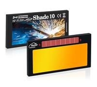 Propart 2x4.25'' Grey Welding Lens with Shade 10, Auto Darkening Welding Lens -True Color Blue Technology,HD Automatic Welding Lens for Pipeliner Welding Hood Parts