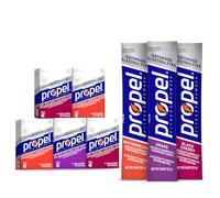 Propel Powder Packets, 3 Flavor Variety Pack, Electrolytes, Vitamins and No Sugar, Packaging May Vary, 50 Pack