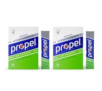 Propel Powder Packets, Kiwi Strawberry With Electrolytes, Vitamins and No Sugar, 20 Count (Pack of 2) - in GARIZZE Box
