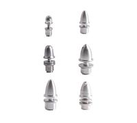 Propeller Adapter, 6PCS 2/2.3/3/3.17/4/5mm Aluminum Brushless Rc Motor Propeller Adapter Holder, Propeller Clips for Brushless Motor Rc Boat Parts