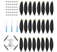 Propeller Compatible with DJI Mini 4K, Mini 2/SE/2 SE, 24 Pieces of Low Noise Wind 4726 FM Propeller Blade, Replaceable Noise Reduction Drone Accessories, Including Screws and Screwdriver (Gold)